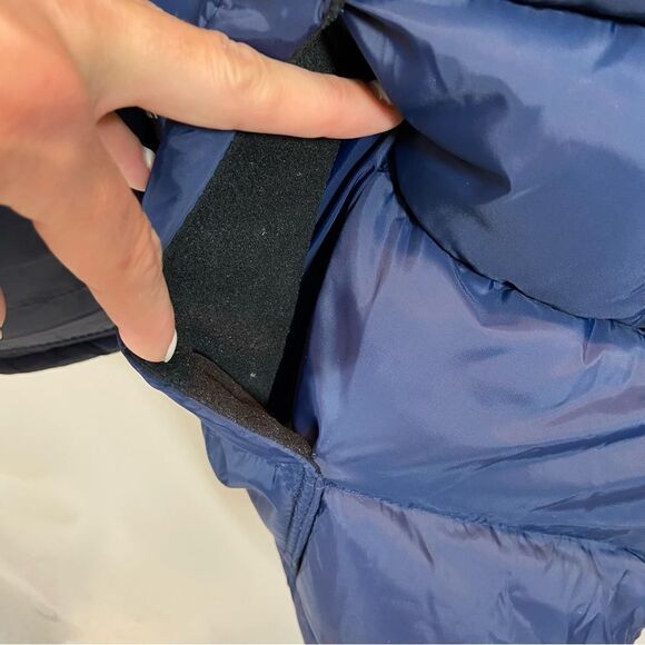 Brand New With Tags New Balance Hooded‎ Navy Puffer Tech Jacket Size 2XL - Picture 5 of 12